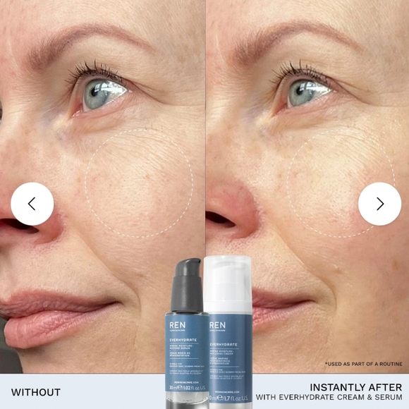 REN clean skincare EVERHYDRATE marine moisture replenish cream up to 48 HR prote - Picture 2 of 6